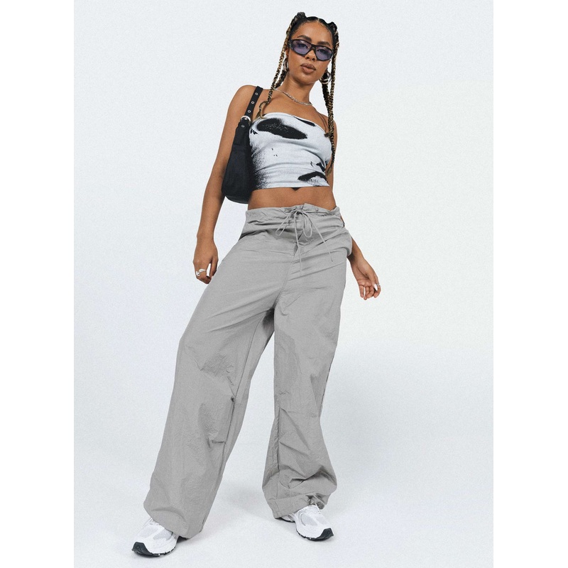 Austin Parachute Pants Grey