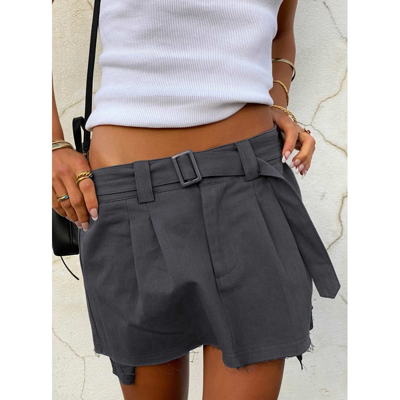Elle Mini Skirt Grey