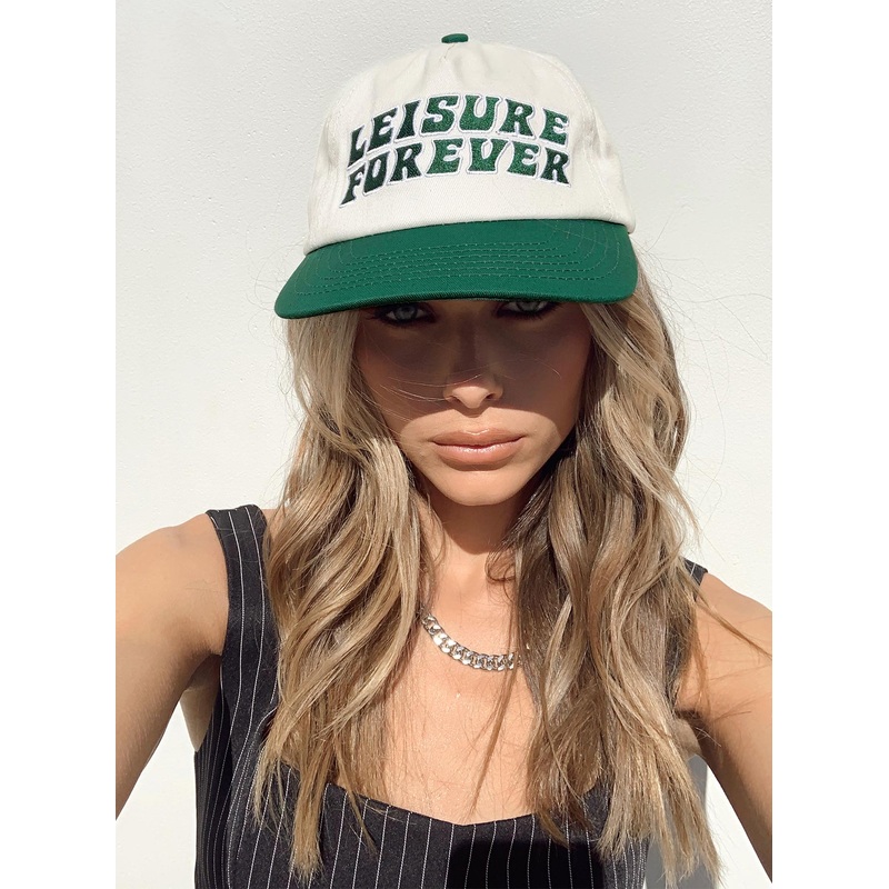 Leisure Forever Hat Cream / Green