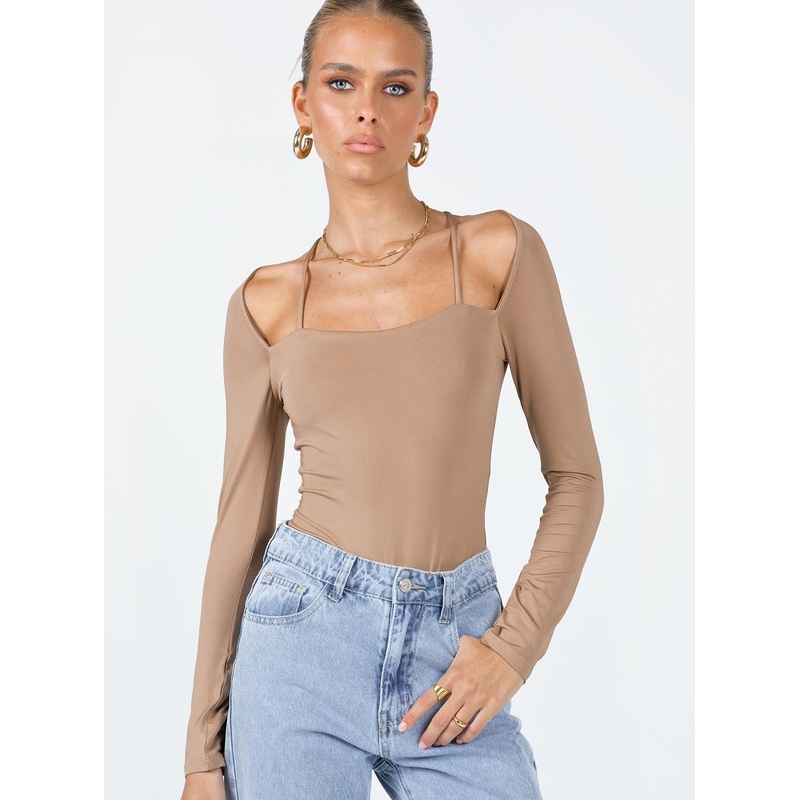 Lettie Bodysuit Beige