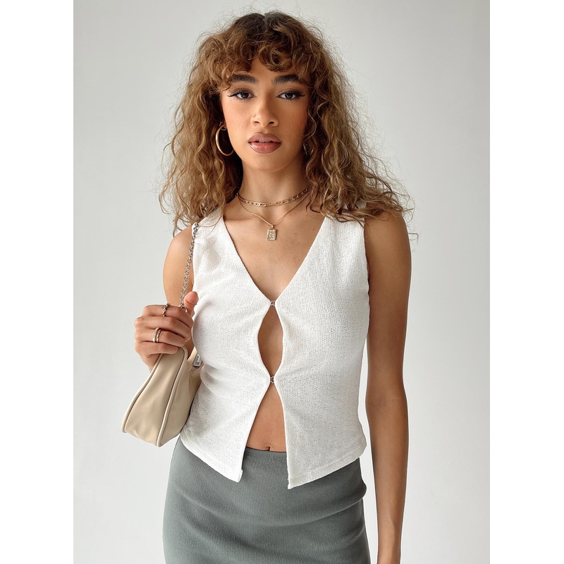 Maynard Top White