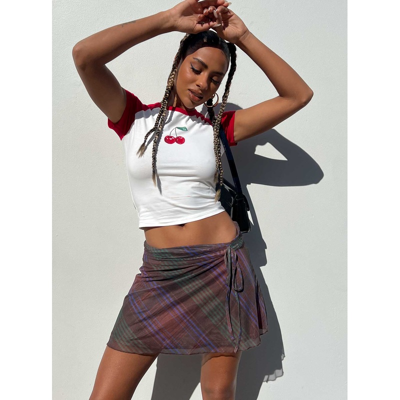 Prep In Your Step Mini Skirt Multi