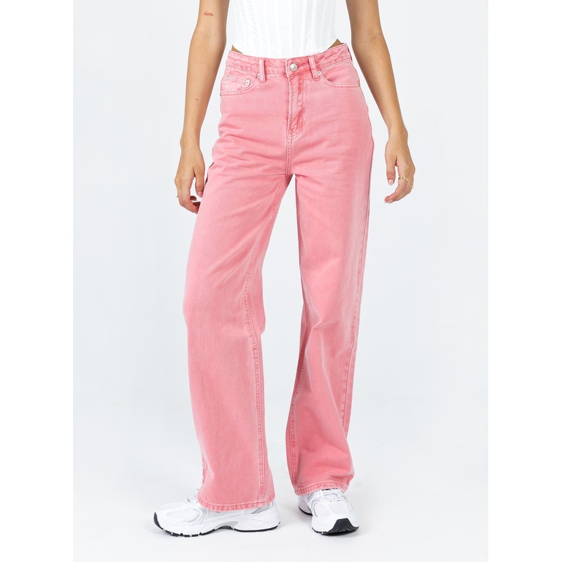 Regina Mom Denim Jean Pink