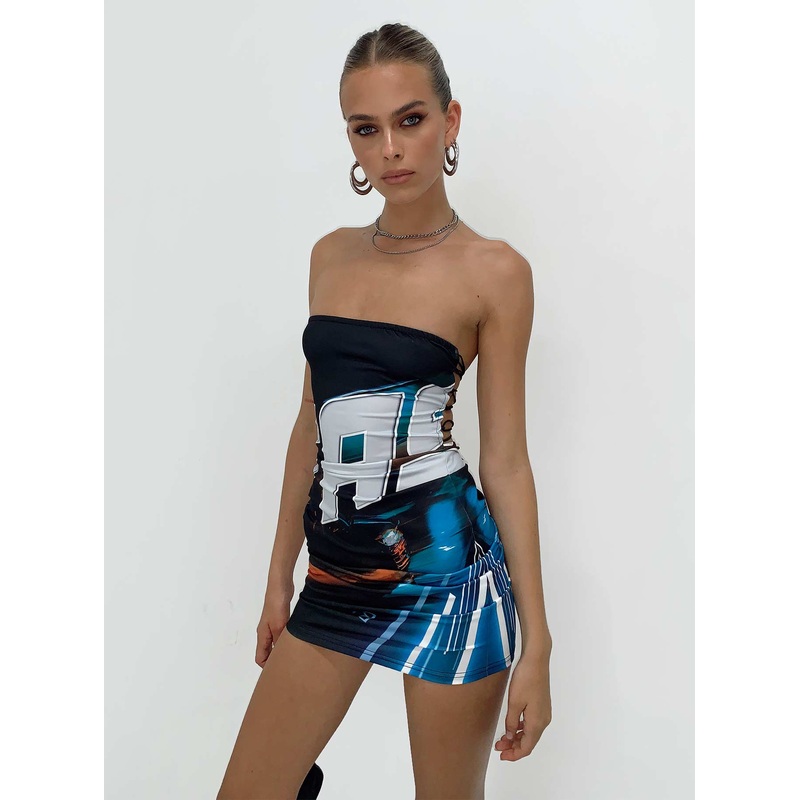 Speedway Mini Dress Multi