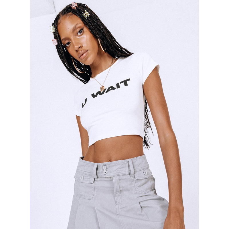 U Wait Tee White