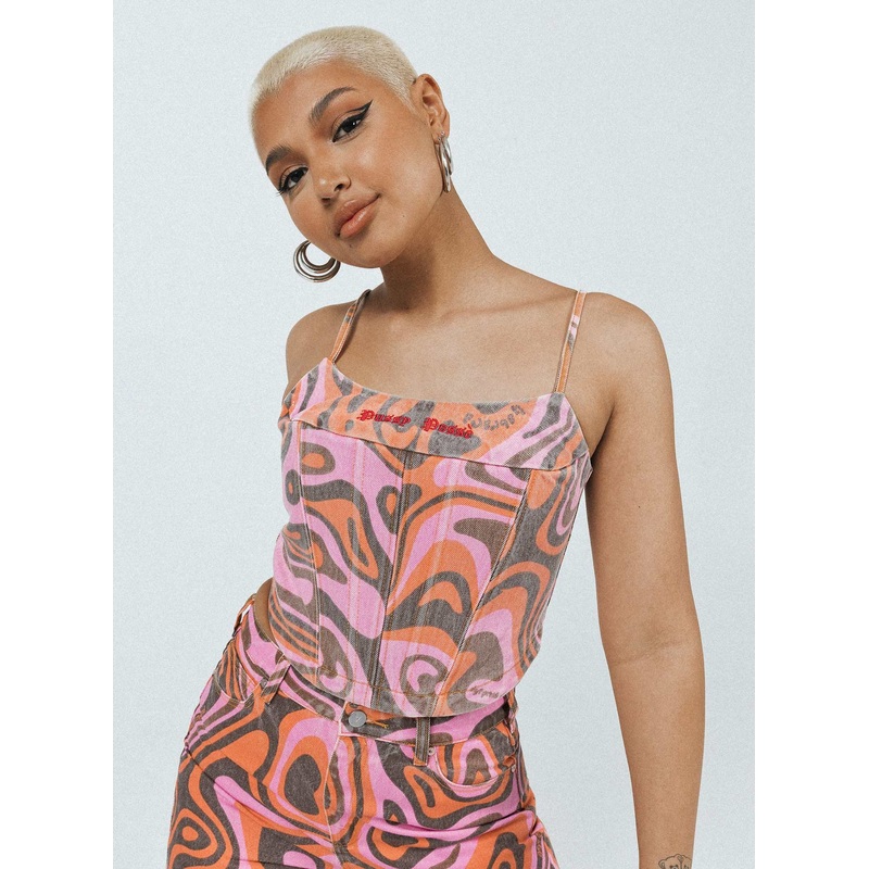 Abrand Papi Bodice Print Multi