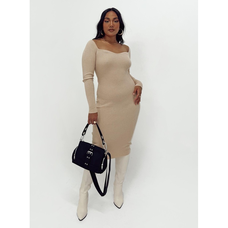 Neaman Midi Dress Beige