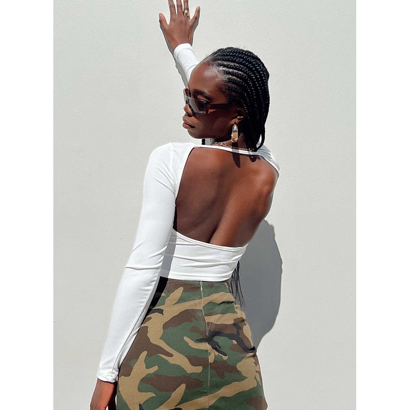 Look Back At It Top Ivory