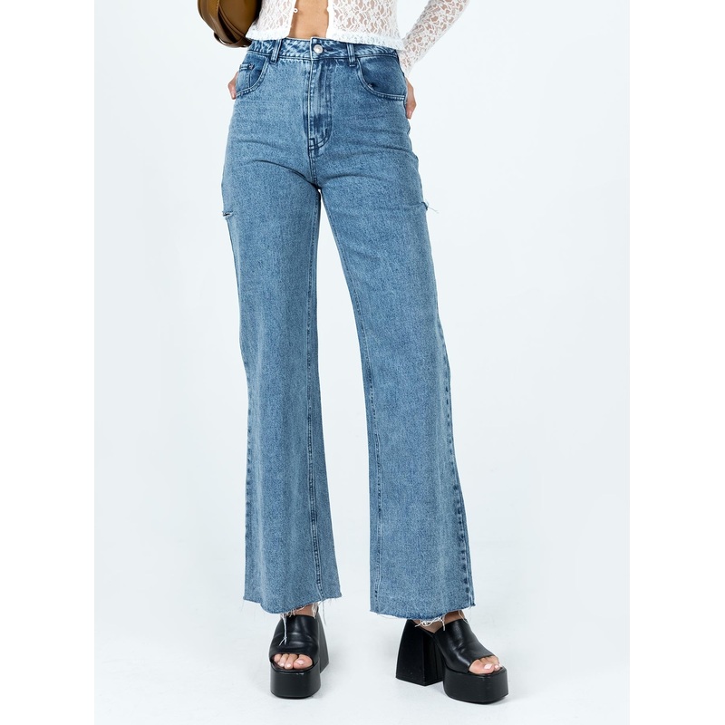 Flloyd Wide Leg Jean Denim