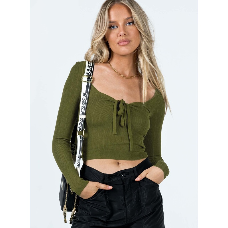 Keller Knit Top Khaki