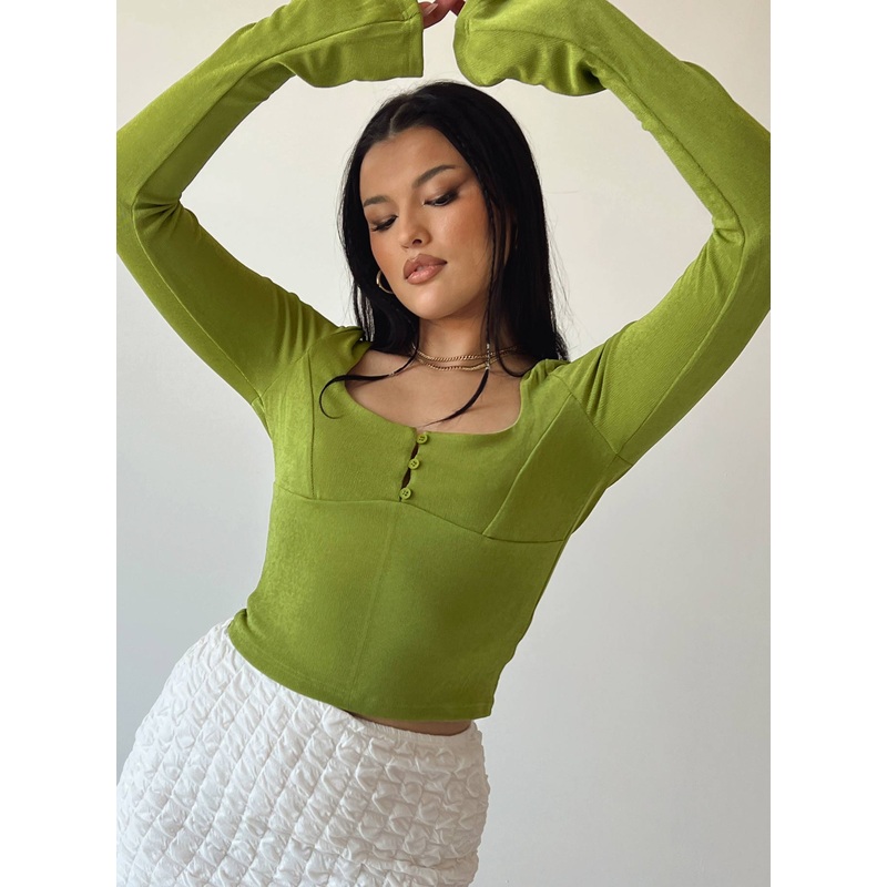 Kentia Long Sleeve Top Green