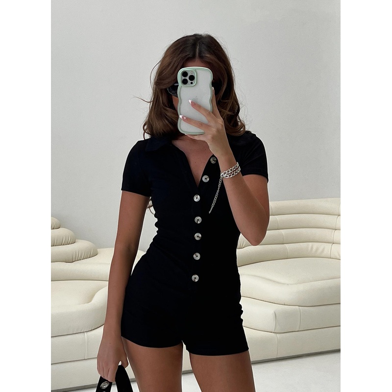 Susie Playsuit Black Petite