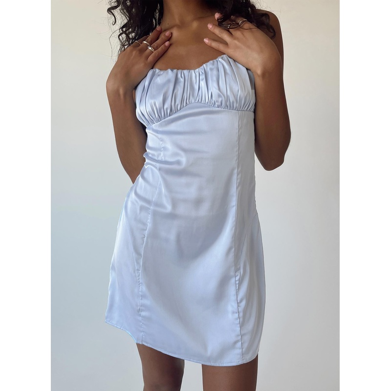 Zaxie Mini Dress Blue
