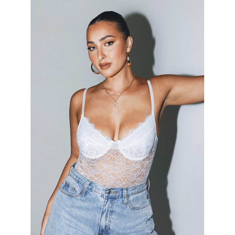 Abele Bodysuit White