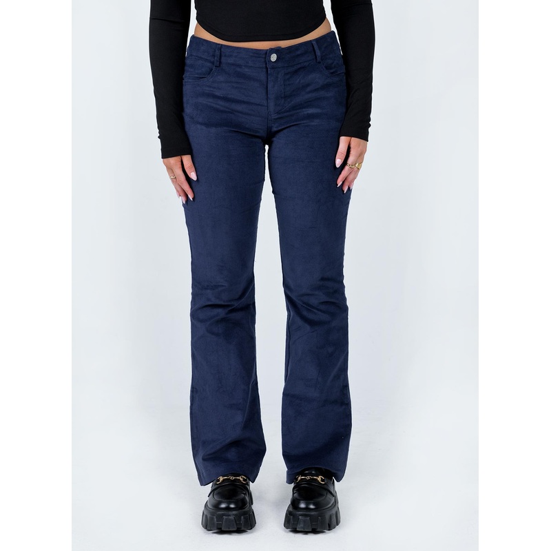 Charissa Cord Pant Navy