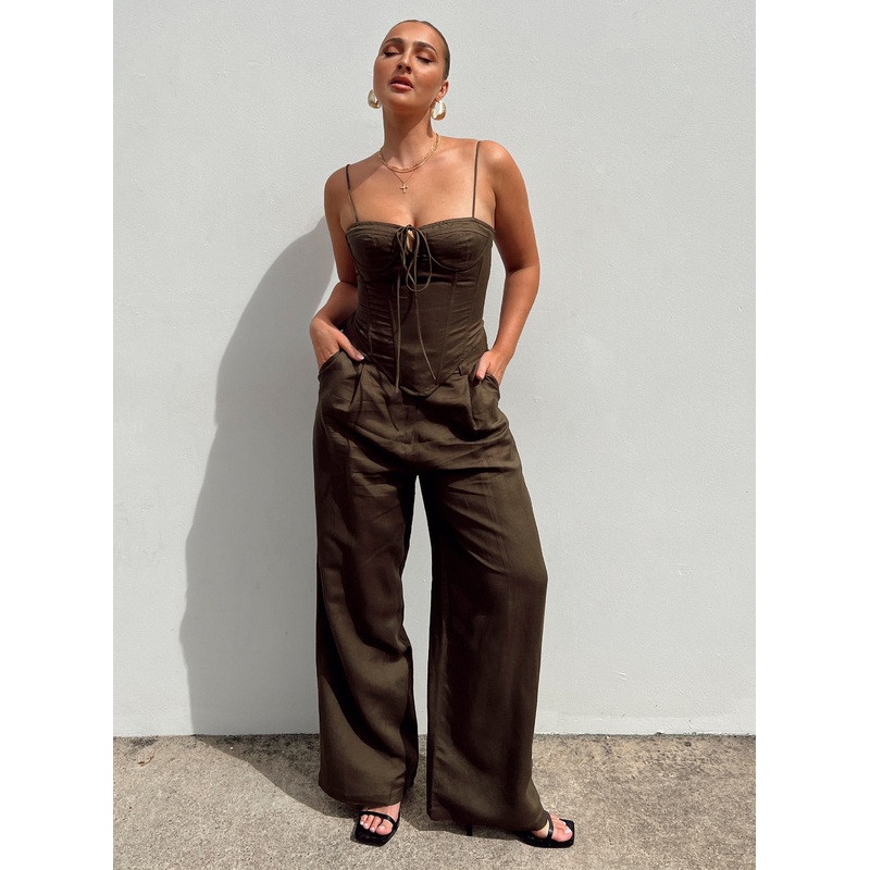 La Quinta Pant Dark Chocolate