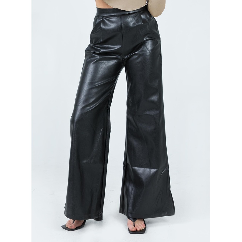 Angelica Pu Wide Leg Pants Black