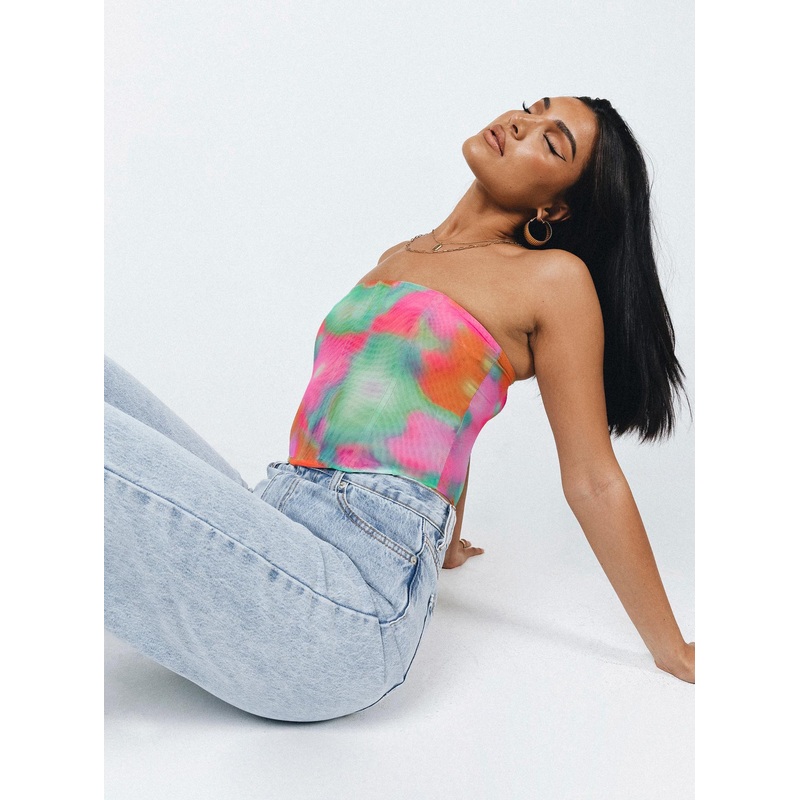 Morso Mesh Corset Top Multi