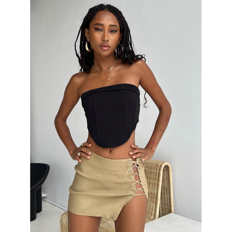 Motel Iram Skirt Tan