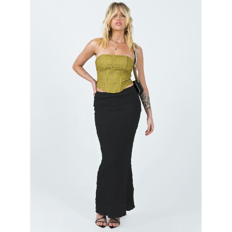Rubes Midi Skirt Black