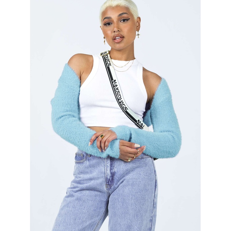 Aytan Fluffy Bolero Blue