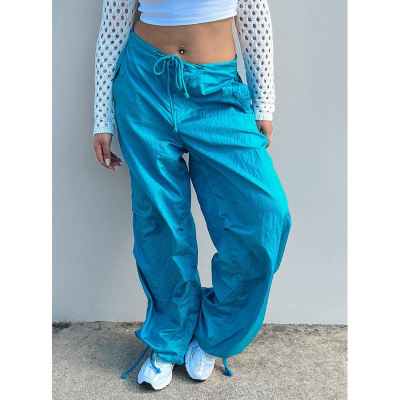 Motel Chute Trousers Blue