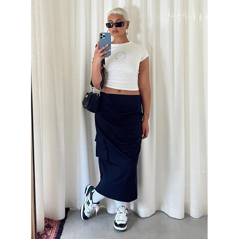 Motel Enore Skirt Navy