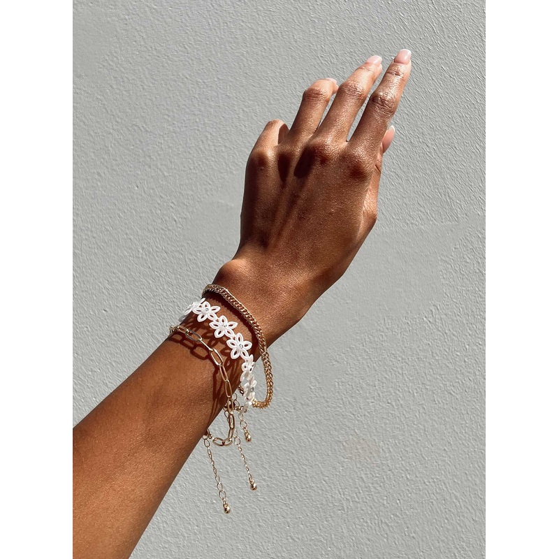 Treva Bracelet Gold / White