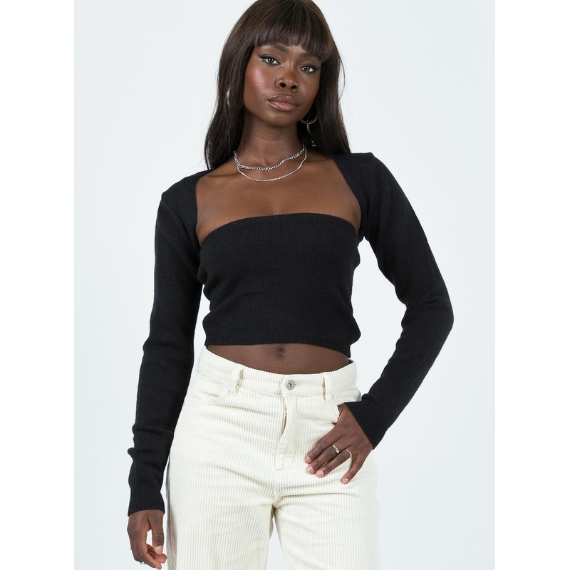 Casey Sweater Set Black