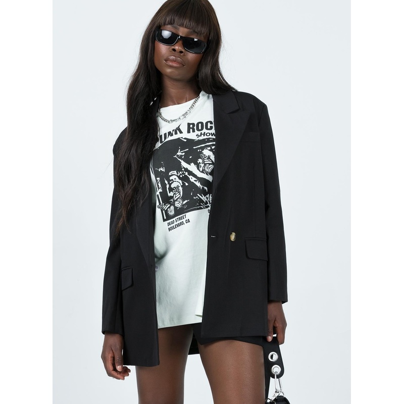 Codi Oversized Blazer Black