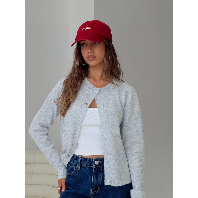 Denmark Cardigan Grey