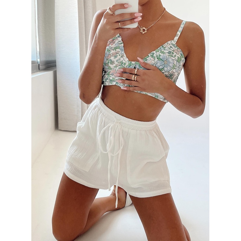 Kahlil Shorts White