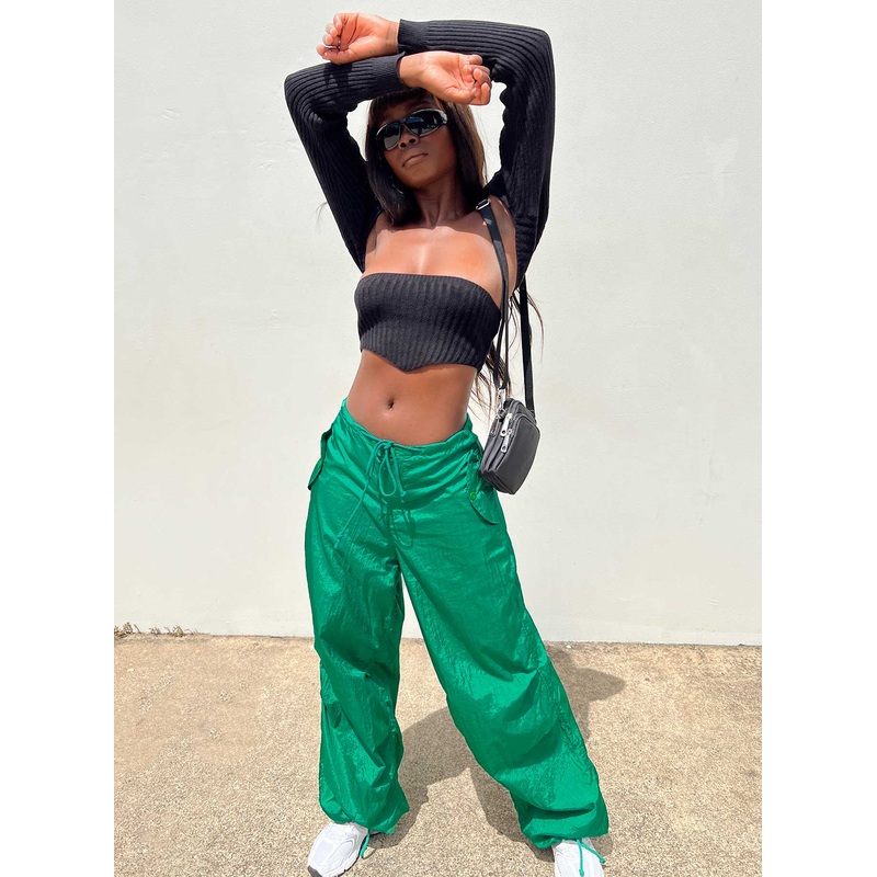 Motel Chute Trousers Green