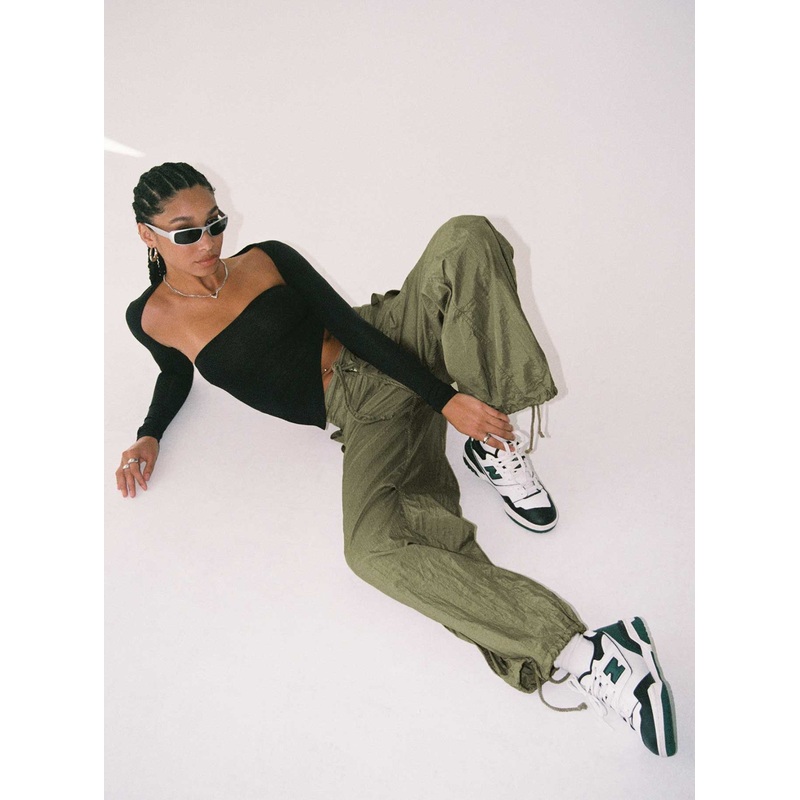 Motel Juwan Trouser Parachute Green