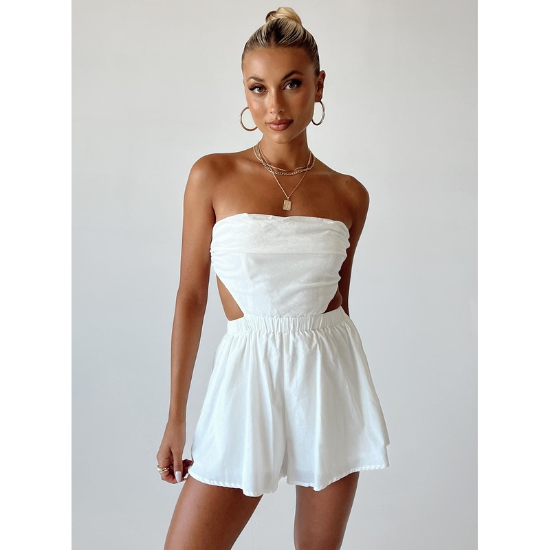 Jessia Romper White