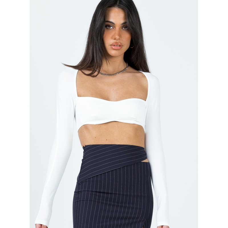 Leska Long Sleeve Top Ivory