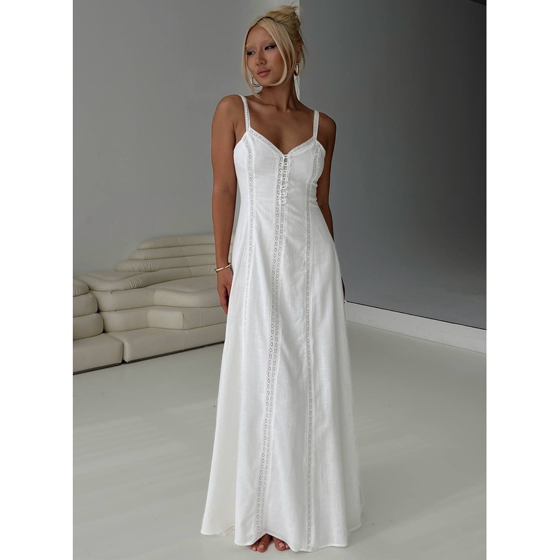 Mercie Maxi Dress White