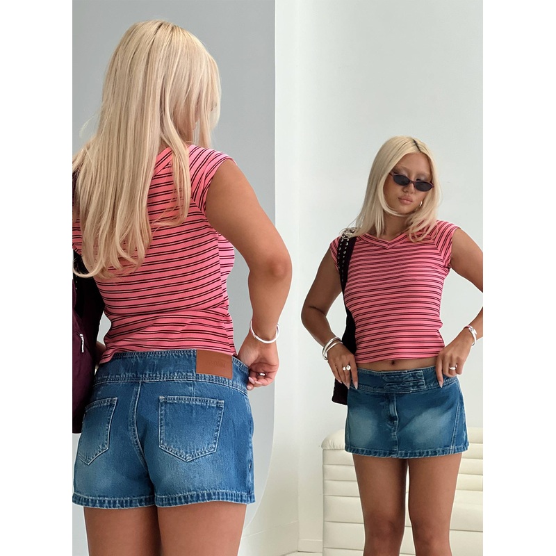 Shotgun Micro Skort Mid Blue