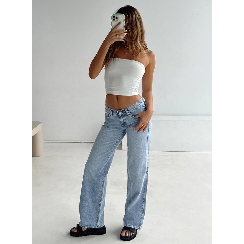Abrand 99 Low & Wide Mischa Organic Vintage Blue