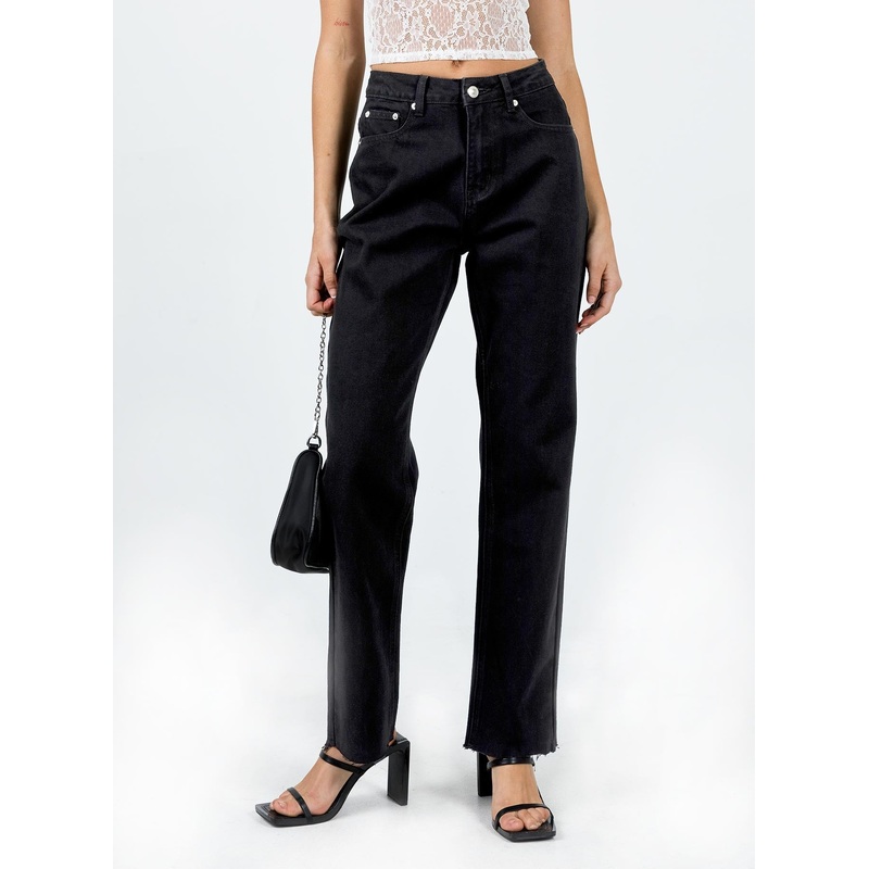 Gerarde Straight Leg Jean Black