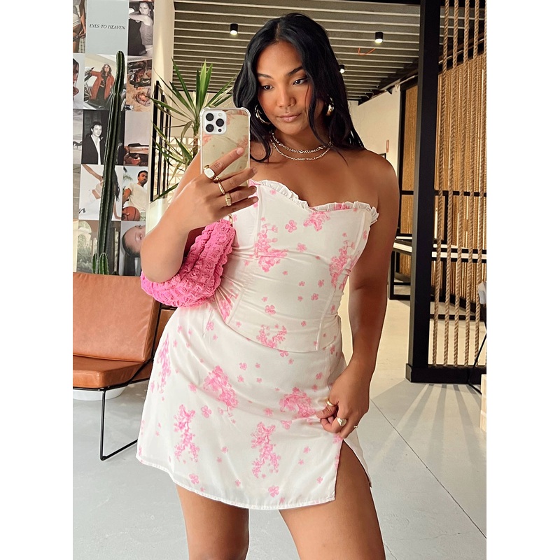 Lahni Floral Mini Skirt Multi