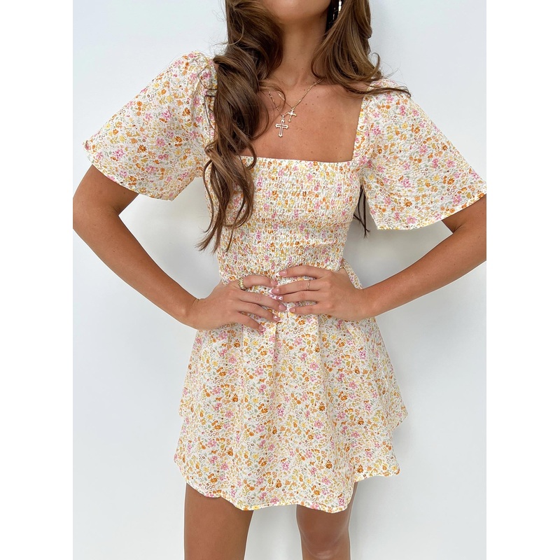 Summer Nights Mini Dress Floral Petite