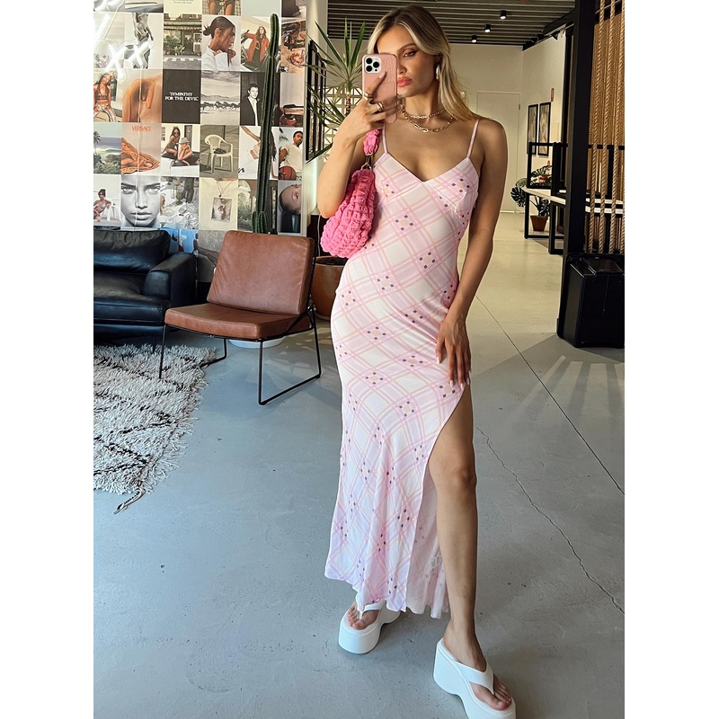 Amity Maxi Dress Pink Multi