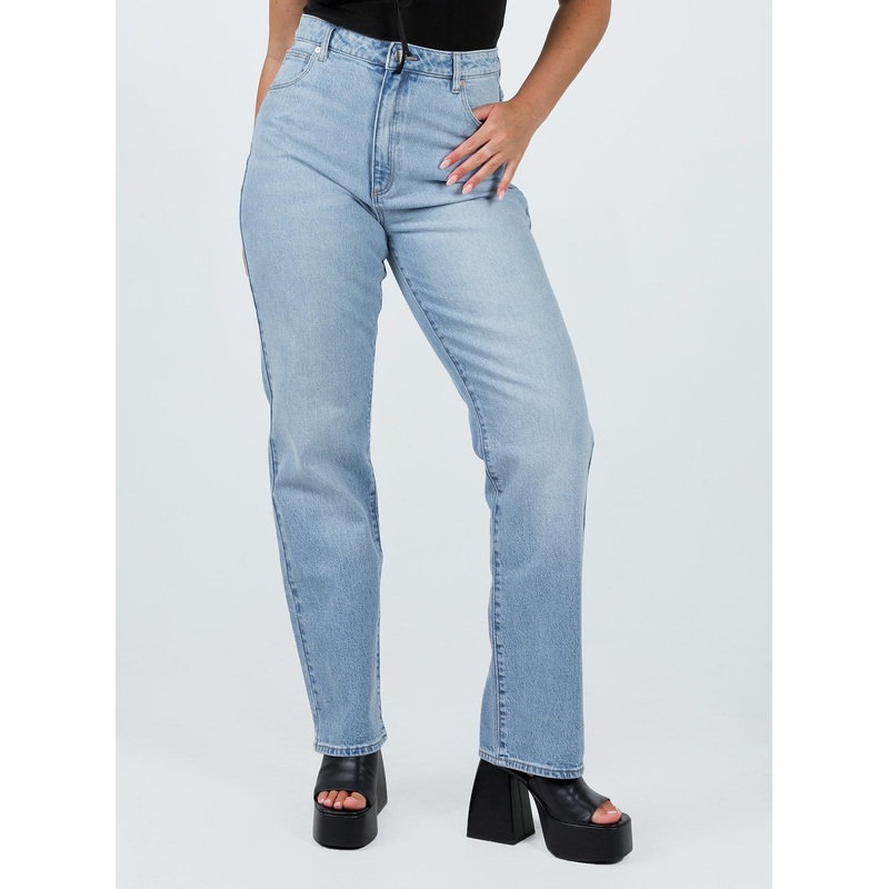 Abrand 94 High Straight Hailey Light Wash Denim