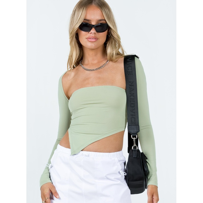 Koslo Bolero Top Sage