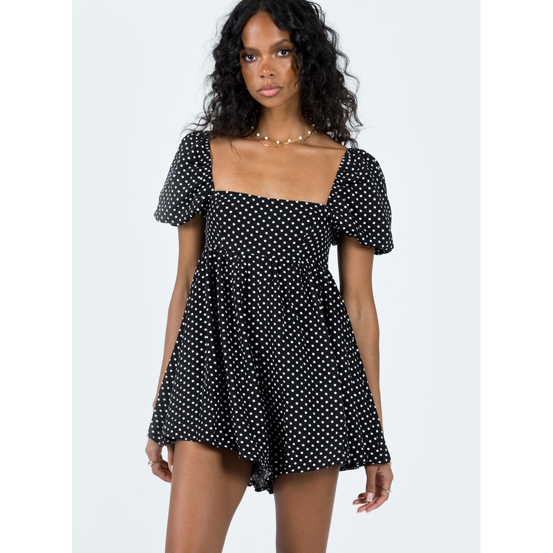 Lorna Playsuit Polka Dot