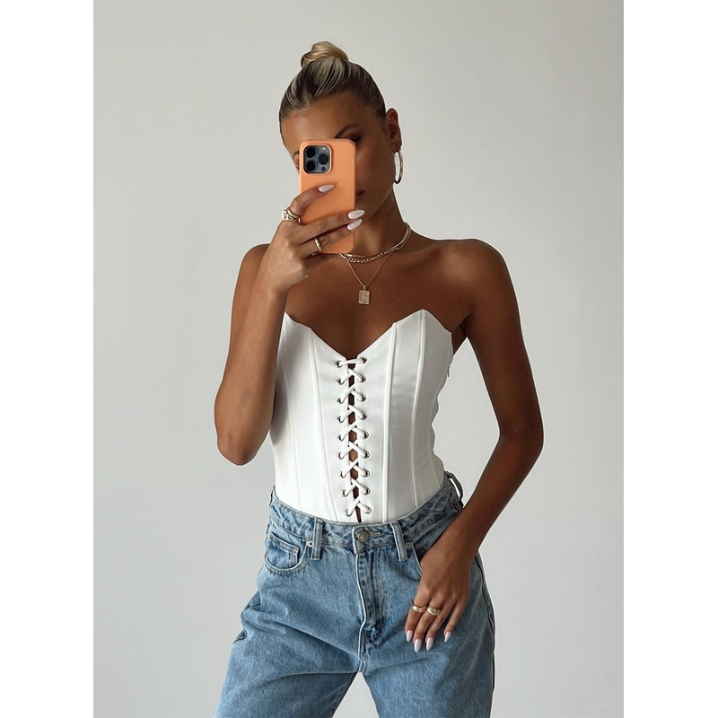Sonya Bodysuit White