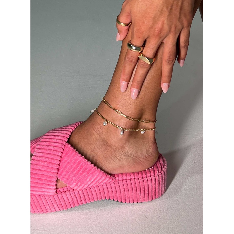 Bezerra Anklet Pack Gold