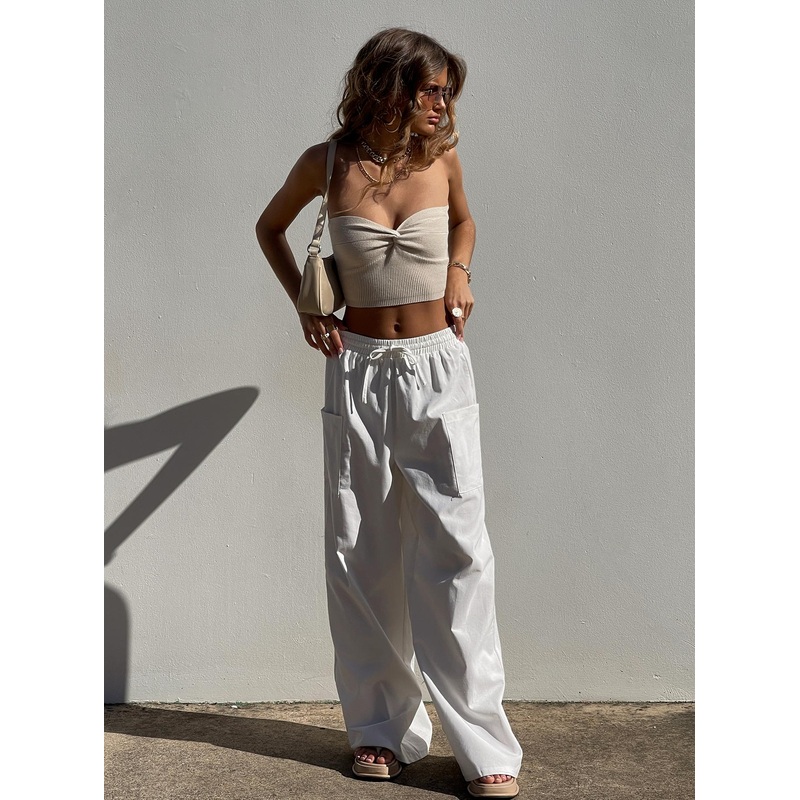 Brunie Pants White Tall