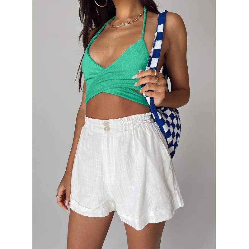 Meena Shorts White